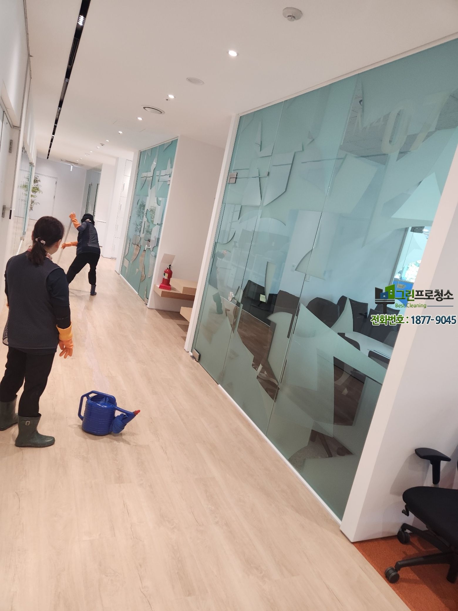 현장 상황을 고려한 시공 장면 이미지