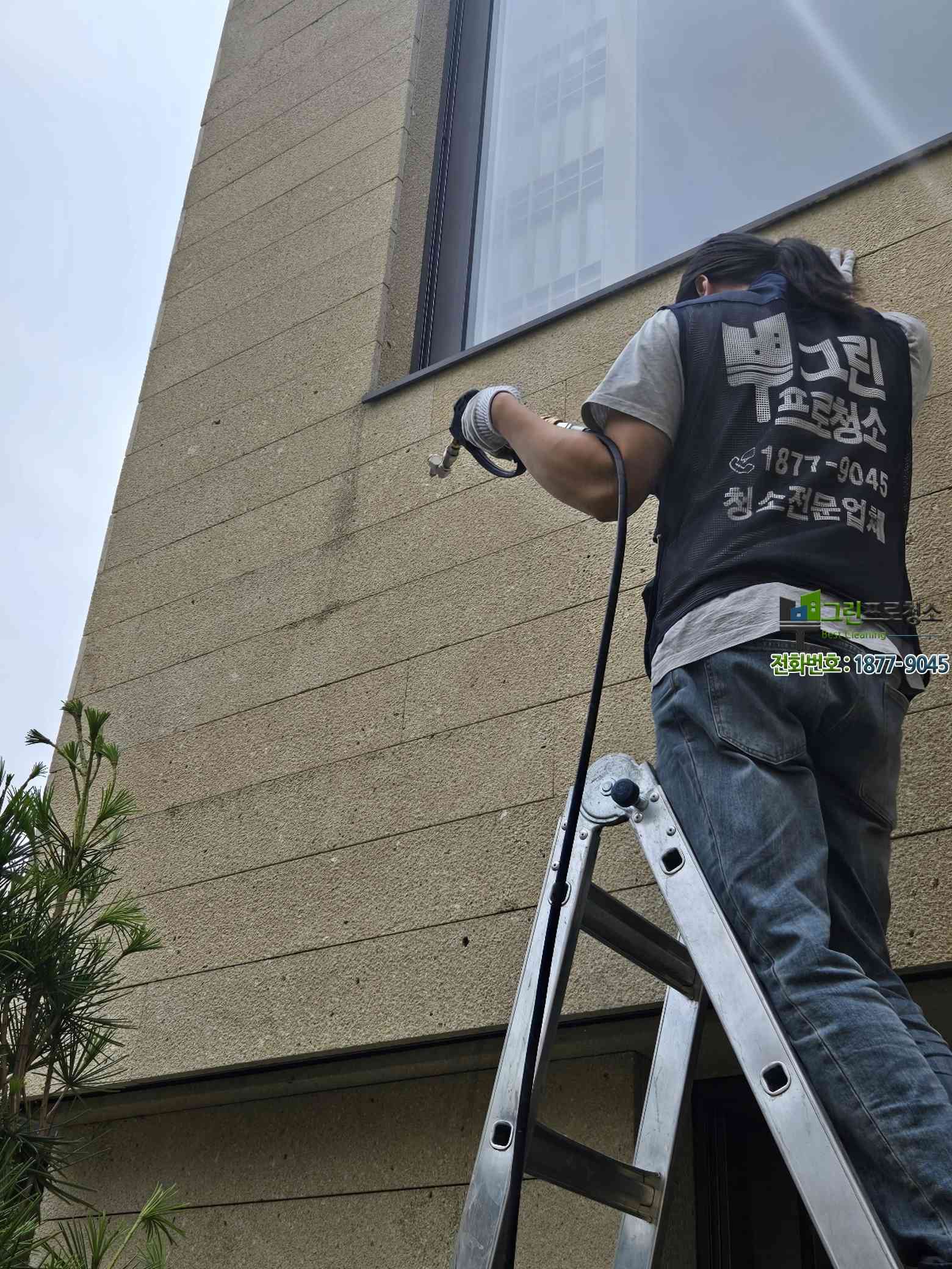 전문 외벽 청소 후 만족스러운 주택 전경