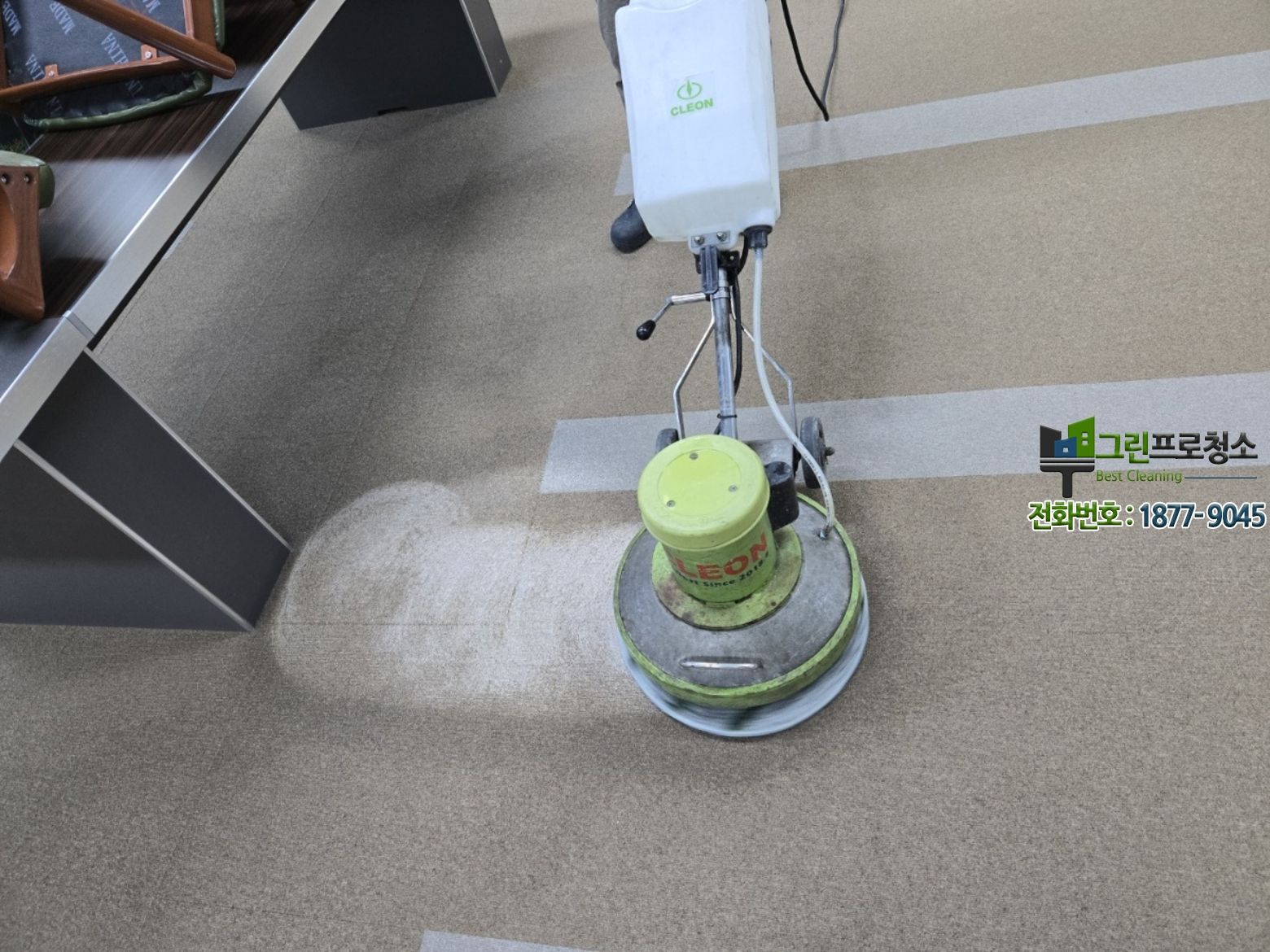 일반 청소와 전문 카페트청소의 비교