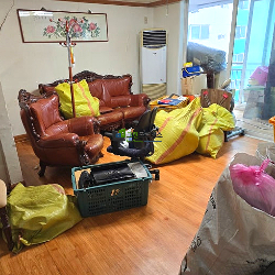 악취 제거 작업중입니다.