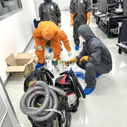 청정도 등급 확인  작업중입니다.