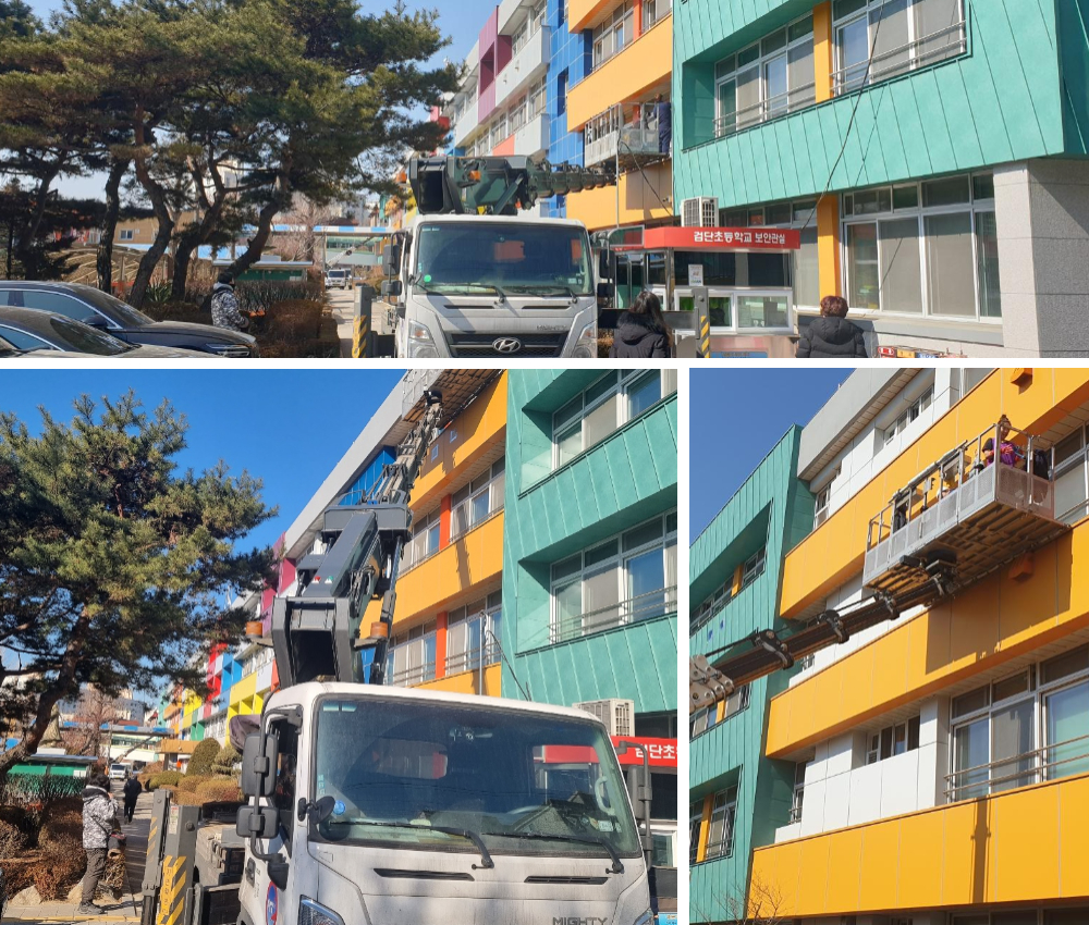 안산 학교 창문과 창틀청소 서비스 - 완벽한 청결을 위해 관한 작업사진입니다.